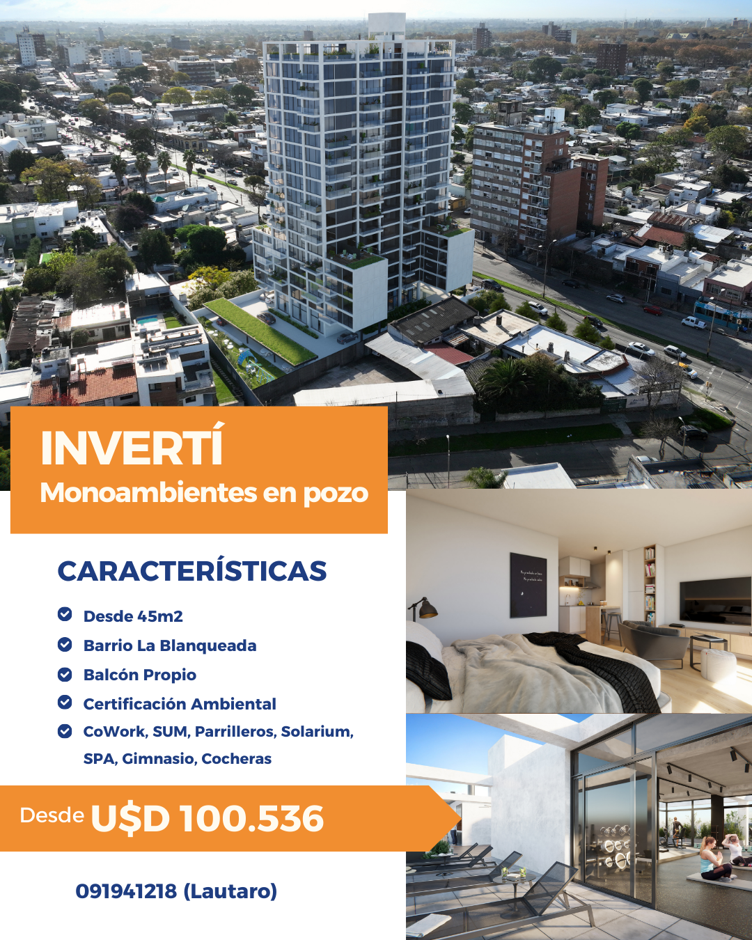 Monoambientes en La Blanqueada - Imagen 1