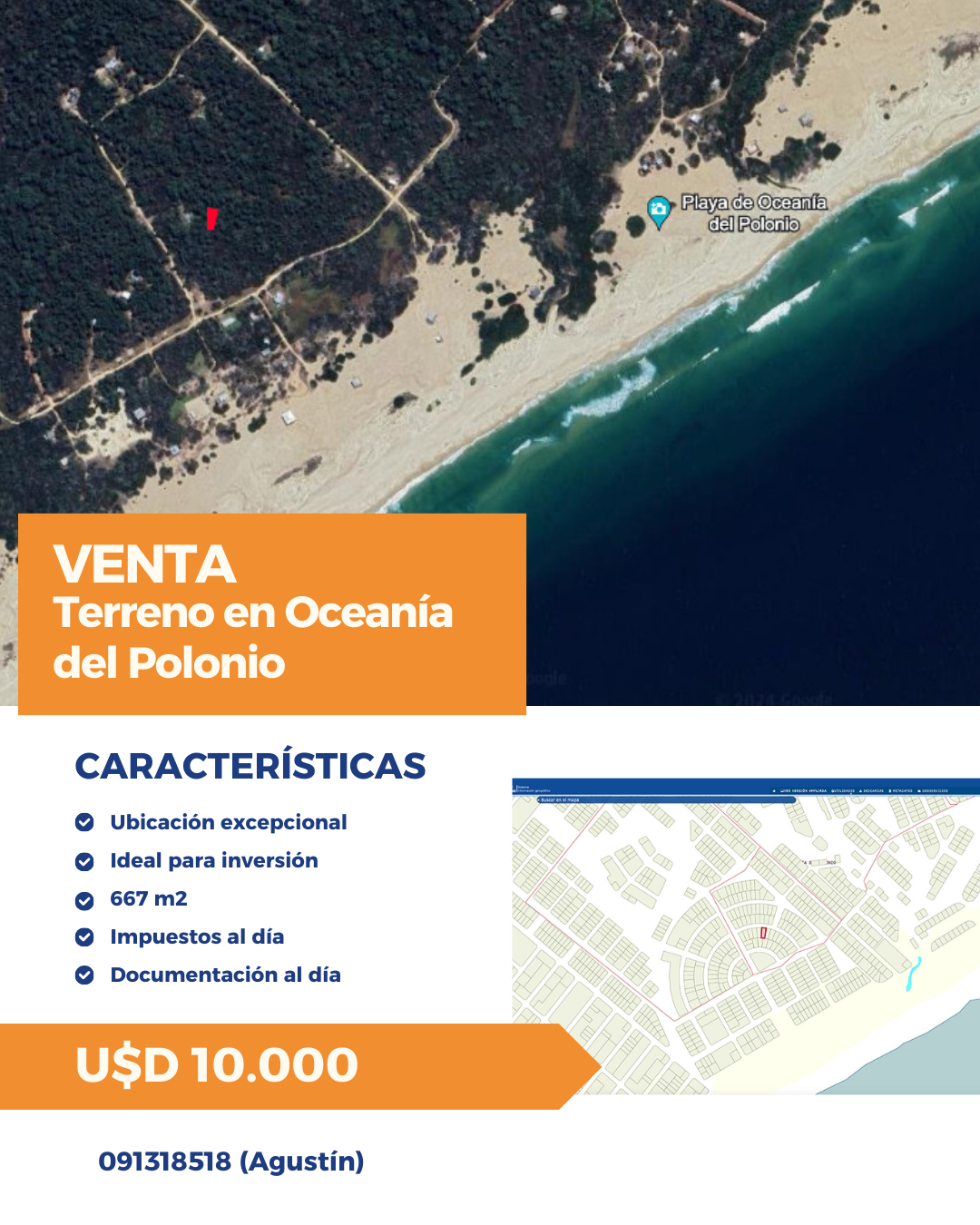 Terreno en Oceanía del Polonio